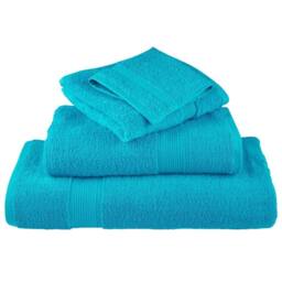 Berkfield Home Soft 12 Piece Premium Towel Set SOLUND Turquoise 600 gsm - thumbnail 4