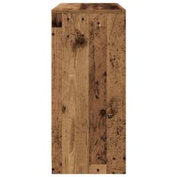 Berkfield Home Sideboard Old Wood 85x34x76 cm Engineered Wood in Brown - Size: 85 x 34 x 76 cm - thumbnail 7
