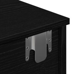 Berkfield Home Wall Shelf with Drawers Black 100x37.5x19 cm Engineered Wood - thumbnail 9