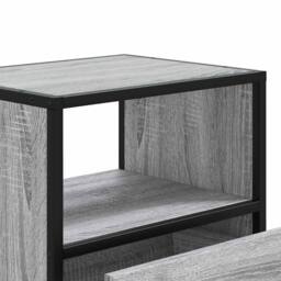 Berkfield Home Wall-mounted Bedside Cabinet Grey Sonoma 40x31x39.5 cm - thumbnail 9