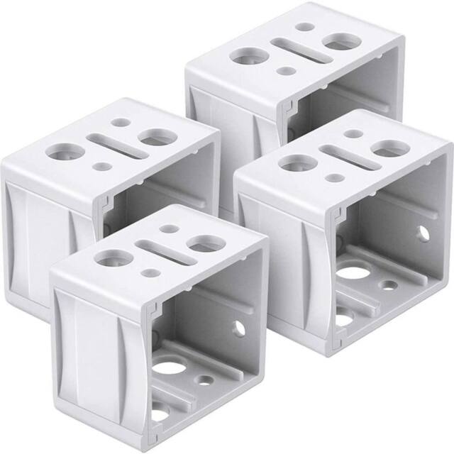 SPETLEK 6XBlinds Bracket Headrail Bracket Window Blinds in White - Size: 10 - image 1