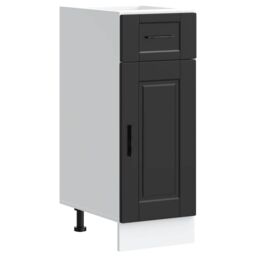 Berkfield Home Kitchen Base Cabinet¬†Porto Black Engineered Wood - thumbnail 2