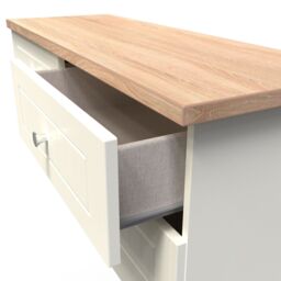 Ready Assembled 2 U Cambridge 4 Drawer Bed Box (Ready Assembled) in Cream - thumbnail 5