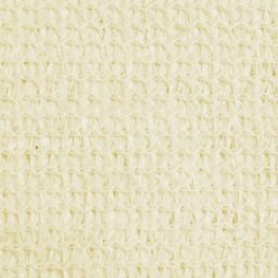 Berkfield Home Sunshade Sail 160 g/m ² Cream 3x4 m HDPE in Beige - thumbnail 5