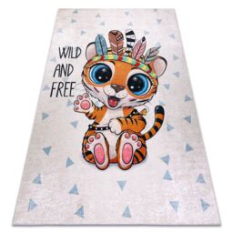 RugsX Bambino Rug in White - Size: 80 cm x 150 cm