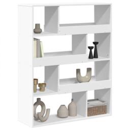 Berkfield Home Classic Bookcase White 100x33x125.5 cm Engineered Wood - thumbnail 1