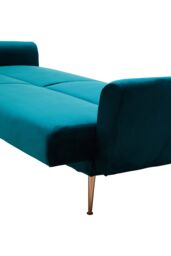 Orsina Functional Green Velvet Sofa Bed, Comfortable Pull Out Sofa Bed For Livingroom, Modern Style Sofa Bed - thumbnail 4