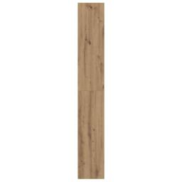 Berkfield Home Decorative Book Cabinet/Room Divider Artisan Oak 40x30x198 cm in Brown - Size: 40 x 30 x 198 cm - thumbnail 7