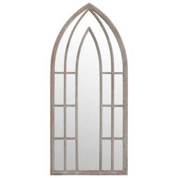 Berkfield Home Mirror Sand 100x45 cm Iron for Indoor Use in Beige