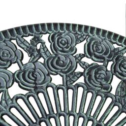 Wyld Haus Lafira 3 Piece Cast Aluminium Bistro Set in Antique Green - thumbnail 8