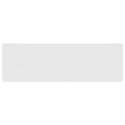 Berkfield Home Luxury Wash Basin Matt White 41x30x12 cm Ceramic - Size: 41 x 30 x 12 cm - thumbnail 4