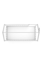 Living and Home Wooden House Children's Bed with Fence and Roof in White - thumbnail 8