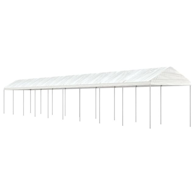 Berkfield Home Gazebo with Roof White 20.07x2.28x2.69 m Polyethylene - image 1