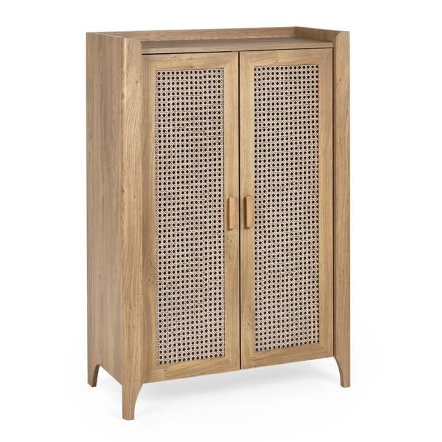 Cheshire Premium Melrose Shoe Cupboard in Oak in Light Oak - image 1
