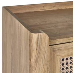 Cheshire Premium Melrose Shoe Cupboard in Oak in Light Oak - thumbnail 7