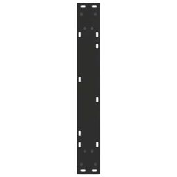 Berkfield Home Dining Table Legs V-Shape 3 pcs Black 70x(72-73.3) cm Steel - thumbnail 7