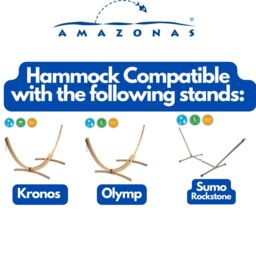 Amazonas Salsa Double Hammock - Weatherproof Cotton, Brazilian Style in Burgundy - thumbnail 5