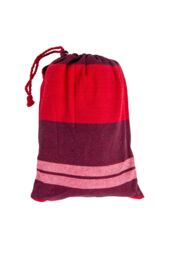 Amazonas Salsa Double Hammock - Weatherproof Cotton, Brazilian Style in Burgundy - thumbnail 4