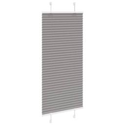 Berkfield Home Pleated Blind Anthracite 60x100 cm Fabric Width 59.4 cm Polyester in Dark Grey - thumbnail 3