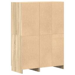 Berkfield Home 2 Piece Kitchen Cabinet Set Sonoma Oak Engineered Wood in Brown - thumbnail 9