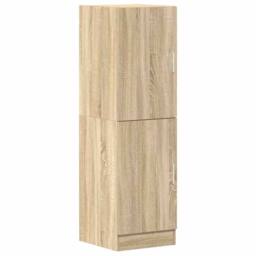 Berkfield Home 2 Piece Kitchen Cabinet Set Sonoma Oak Engineered Wood in Brown - thumbnail 6
