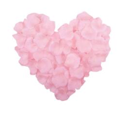 Shatchi 200pcs Light Pink Silk Rose Petals Wedding Mothers Day Wedding Confetti Anniversary Table Decorations