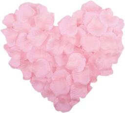 Shatchi 200pcs Light Pink Silk Rose Petals Wedding Mothers Day Wedding Confetti Anniversary Table Decorations - thumbnail 2
