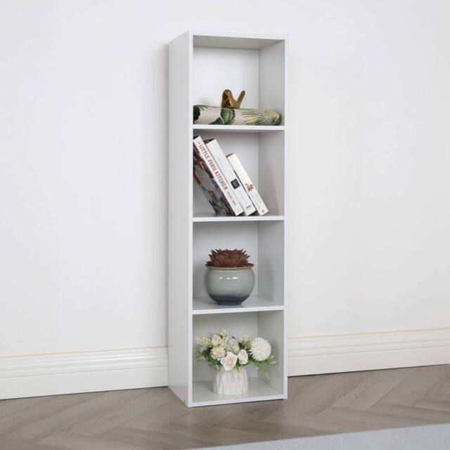 Home Garden Direct Jane 4 Tall - Cube Storage Unit - White - image 1