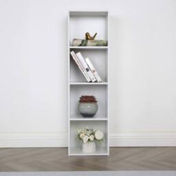 Home Garden Direct Jane 4 Tall - Cube Storage Unit - White - thumbnail 2