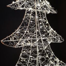 Samuel Alexander 90cm Light Up Christmas Tree Silhouette Decoration with 300 Warm White LEDs - thumbnail 5