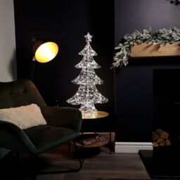 Samuel Alexander 90cm Light Up Christmas Tree Silhouette Decoration with 300 Warm White LEDs - thumbnail 3