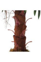 Living and Home 1m Fake Plants Artificial Plants Indoor Décor Areca Palm Tree with Black Plastic Pot in Green - thumbnail 6
