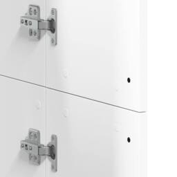 Berkfield Home Highboard White 60x35x180 cm Engineered Wood - Size: 60 x 35 x 180 cm - thumbnail 8