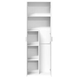 Berkfield Home Highboard White 60x35x180 cm Engineered Wood - Size: 60 x 35 x 180 cm - thumbnail 7