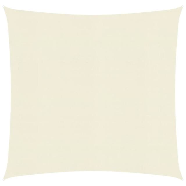Berkfield Home Sunshade Sail 160 g/m ² Cream 5x5 m HDPE in Beige