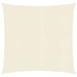 Berkfield Home Sunshade Sail 160 g/m ² Cream 5x5 m HDPE in Beige - thumbnail 1