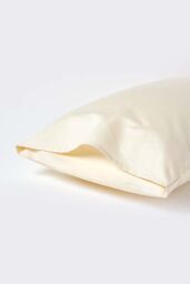 Homescapes Egyptian Cotton Housewife Pillowcase 1000 TC in Cream - thumbnail 3