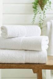 Deyongs Avelon Soft Touch Zerotwist 100% Cotton Towel in White - thumbnail 2