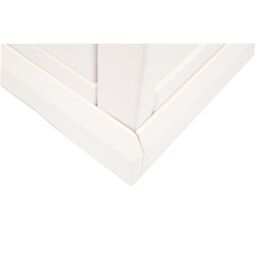 Cabinet Bits Bookcase with plinth 180x90x30cm in Off-White - Size: 180 x 90 x 30 cm - thumbnail 3