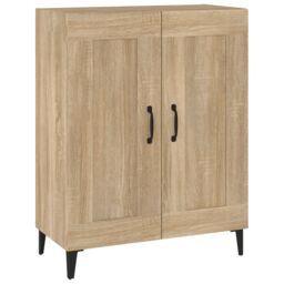 Berkfield Home Sideboard Sonoma Oak 69.5x34x90 cm Engineered Wood in Brown - thumbnail 2