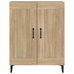 Berkfield Home Sideboard Sonoma Oak 69.5x34x90 cm Engineered Wood in Brown - thumbnail 6