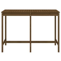 Berkfield Home Garden Table Honey Brown 159.5x82.5x110 cm Solid Wood Pine - thumbnail 4