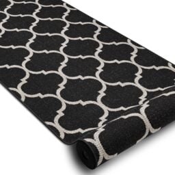RugsX Sizal Floorlux Runner in Black - Size: 70 cm x 500 cm - thumbnail 2
