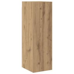 Berkfield Home Wall Mounted TV cabinets 6 pcs Artisan Oak Engineered Wood in Brown - thumbnail 7