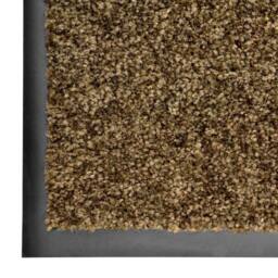 Berkfield Home Pliable Doormat Washable Brown 40x60 cm - thumbnail 5