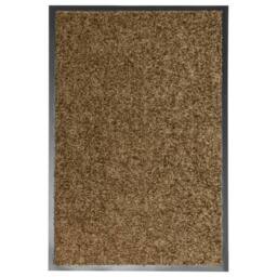 Berkfield Home Pliable Doormat Washable Brown 40x60 cm - thumbnail 2