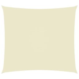 Berkfield Home Sunshade Sail Oxford Fabric Rectangular 3x4 m Cream in Beige - thumbnail 1