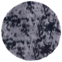 Berkfield Home Shaggy Rug High Pile NAVARRA Dark Grey 100x100 cm Polyester - Size: Medium - thumbnail 2