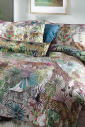 House of Norris Mozambique Duvet Set - Exotic Safari Print 100% Cotton Bedding - Size: Double - thumbnail 5