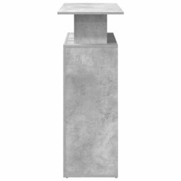 Berkfield Home Reception Desk Concrete Grey 100x40x104 cm Engineered Wood - Size: 100 x 40 x 104 cm - thumbnail 6